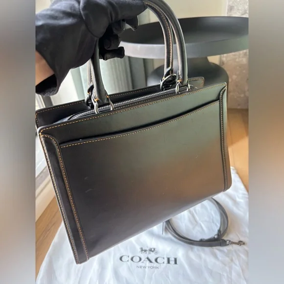 COACH Zoe Carryall Bag With Leather Sequins - Picture 8 of 16